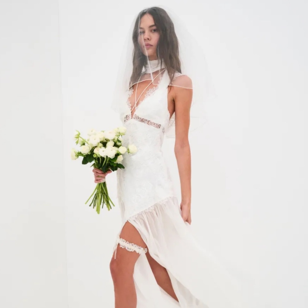 For Love & Lemons Bridal Lace Dress